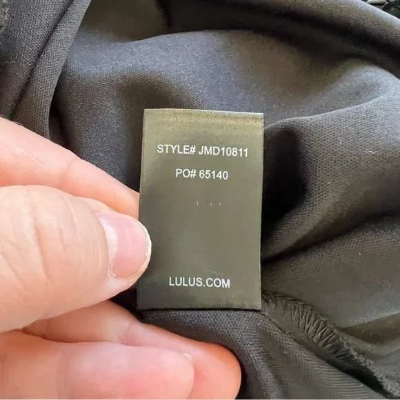 Lulus NWT Black Lace Story of Love Half Sleeve Square Neck Dress Size Medium - Picture 7 of 7